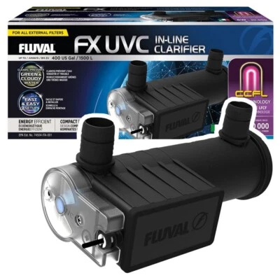 Fluval FX UVC In-Line Clarifier FX2 FX4 FX5 FX6 - Aquarium Clear Water Fish Tank - Image 1 of 4