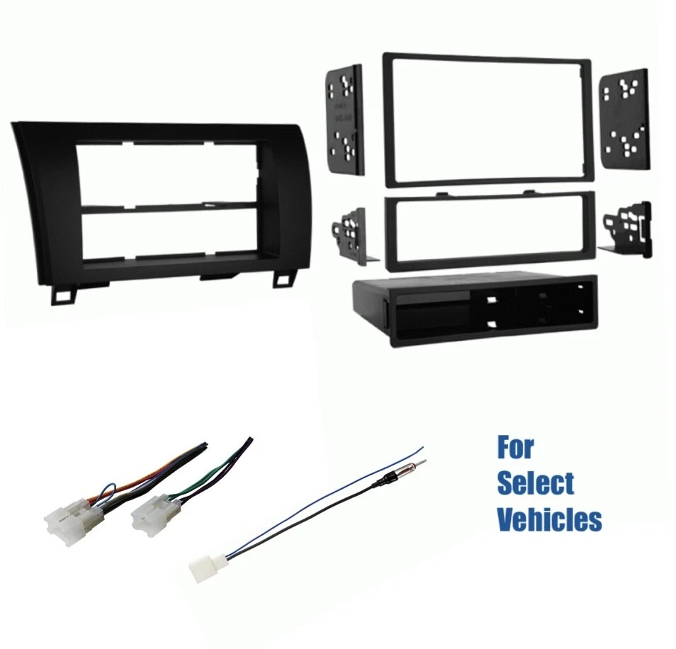 1 or 2 Din Car Stereo Kit Wire Harness Ant for some 2013-2019 Toyota Sequoia - Image 1 of 1