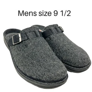 Berkemann Mirko, fieltro gris, zapato de casa, plantilla extraíble hecha en Alemania - Imagen 1 de 9
