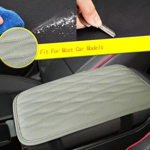 Cubierta de reposabrazos con tapa central de cuero automático para la mayoría de los modelos de automóviles gris - Imagen 1 de 1