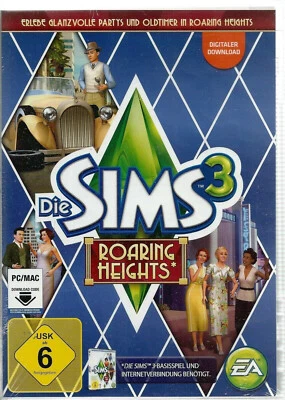 Die Sims 3: Roaring Heights - Add-On (PC, 2014, DVD-Box) NEU & Verschweisst - Bild 1 von 4
