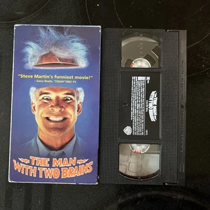 The Man with Two Brains (VHS, 1998) Steve Martin BEWARE OF COPIES - Picture 1 of 5