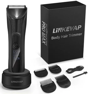 Cordless Groin Hair Trimmer For Men, Waterproof Eléctric Shaver - Picture 1 of 8