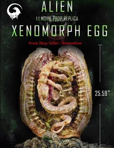 GIG ART Alien Xenomorph Egg 1/1 Movie Prop Replica Figure Statue Model Collect - Picture 1 of 2