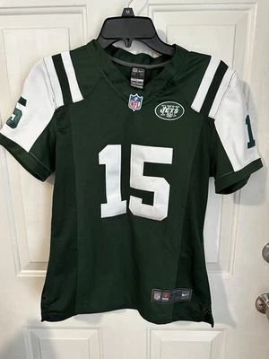 Camiseta Nike Tim Tebow #15 de los New York Jets para niños verde mediana manga corta. Foto 1 de 4