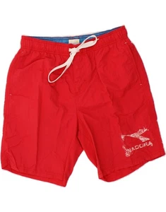 DIADORA Mens Graphic Swimming Shorts Large Red Polyamide BR03 - Picture 1 of 3