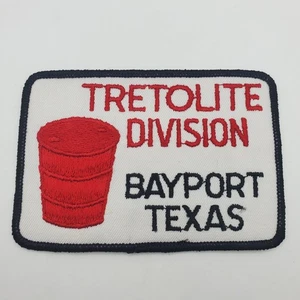 Rare Vintage Tretolite Division Oil Fields & Petroleum Refinery Patch 3" x 4.5" - Picture 1 of 2
