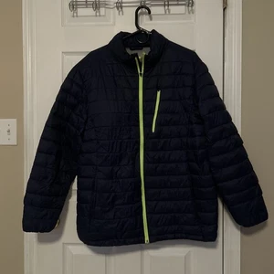 Xersion Packable Jacket Men’s Sz XL Nylon Poly Full Zip Coat Blue - Picture 1 of 7