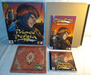 Vintage PC Big Box Game Prince Of Persia 3D Red Orb W/ Rare Mouse Pad - Picture 1 of 16