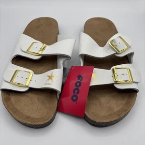 Foco NFL Dallas Cowboys Double Strap Sandals Women’s Size XL (11-12) New - Picture 1 of 8