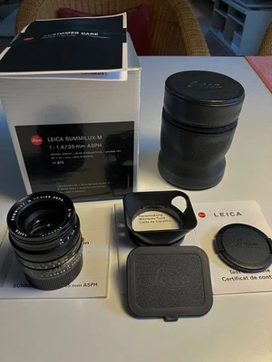 Leica Summilux-M 1,4/35mm asph 11874 mit 6-Bit Codierung in schwarz - Bild 1 von 4