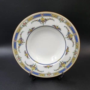 Cuenco de sopa Minton Global Wreath "PRINCESA" flor amarilla patrón K109 borde 19,7 cm - Imagen 1 de 13