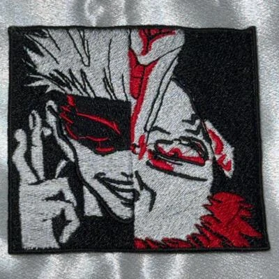 Jujutsu Kaisen Satoru Gojo x Sukuna Iron On Embroidery Patch