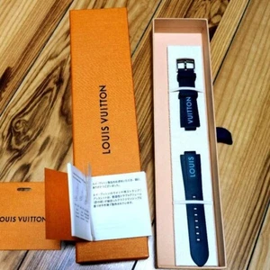 Louis Vuitton Tambour Horizon Rubber Watch Strap Band Navy & Blue Box Included - Picture 1 of 5