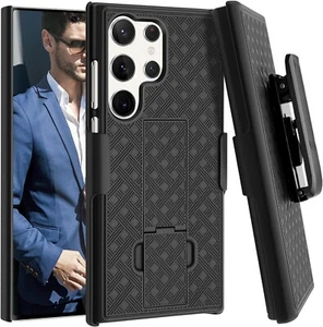 For Samsung Galaxy S24 FE 5G Phone Case with Belt Clip Holster Shockproof Cover - Picture 1 of 11