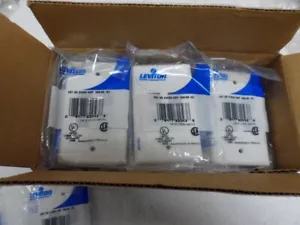 Custodia QTY 25 di Leviton 41080-4WP QuickPort piastra a parete banda singola 4 porte bianca - Foto 1 di 6