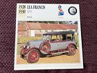 Lea Francis, 12/50, 1928,  1930, Popular  Class Car, G.B., Collectors Card