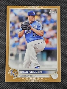 2022 Topps Series 2 Brad Keller Gold /2022 #412 - Kansas City Royals - Picture 1 of 3