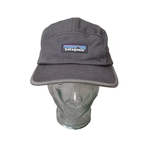 Patagonia 5 Panel Hat Gray On Size Adjustable Logo - Picture 1 of 15