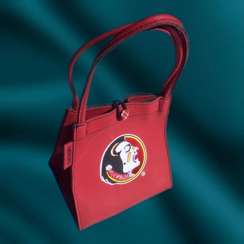 FSU Florida State Seminoles Embroidered Game Purse Handbag By Alan Stuart NEW Cover