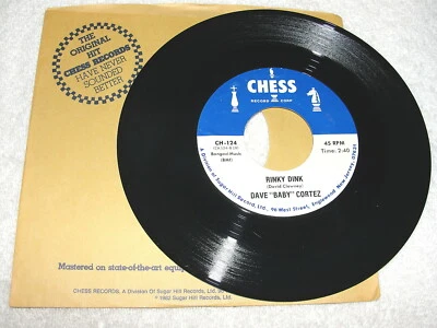 Dave 'Baby' Cortez "Rinky Dink"; Bo Diddley "You Can't Judge" 45,7",NM!, Reissue - Image 1 of 2