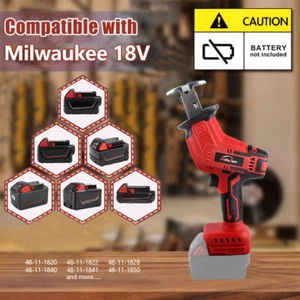 18V Brushless Cordless Reciprocating Saw 4-Blades for Milwaukee M-18 Battery - Picture 1 of 12