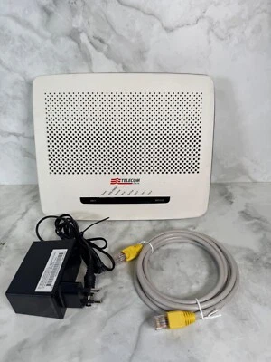 Modem Router TIM Telecom Italia DSL-FIBRA WiFi DSLCB A647 IT V6 + Alimentatore - Immagine 1 di 4