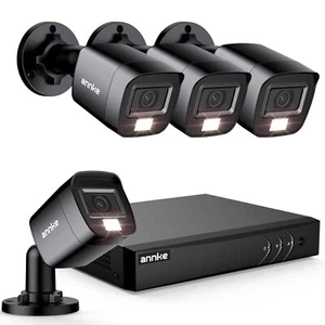 4 Camara De Seguridad Para Casa CCTV HD DVR Vision Noche Detección de Movimiento - Picture 1 of 13