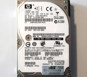 Hitachi HUC103014CSS600 0B24183 HPD2 518194-001 507129-002 146gb SAS 2.5" HDD - Picture 1 of 1