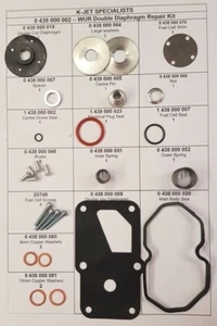 0438140082 WUR Double Vacuum Diaphragm Repair Kit - Picture 1 of 6