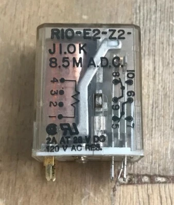 AMF POTTER & BRUMFIELD RIO-E2-Z2-JI.OK RELAY 2A 28VDC 120VAC 8 PINS LOT OF 3 - Image 1 of 4