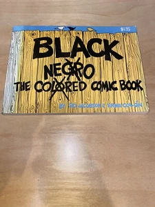 The Black Comic Book Paperback 1970 by Ernie Colon Sid Jacobson Negro Colored - Picture 1 of 10