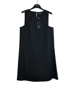 TWINSET Simona Barbieri Schwarz Etuikleid Neckholder Top Frühling Streetwear EU42/US6 - Bild 1 von 6