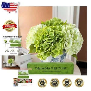 Waterproof 21" Hydrangea Flower Stem Bundle - Perfect for Indoor & Outdoor Decor - Picture 1 of 11