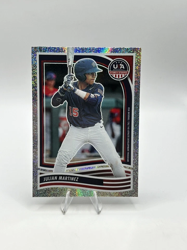 2024 Panini Stars and Stripes - Opening Day #105 Julian Martinez (RC) - Image 1 of 2