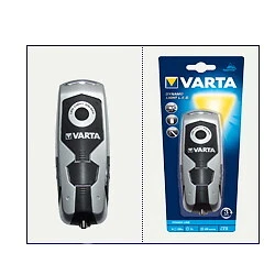 Varta Torcia elettrica ricaricabile con dinamo Light ( LED 28 lm ) Argento e - Immagine 1 di 2