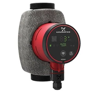Grundfos Alpha3 32-40 180 mm Hocheffizienz-Umwälzpumpe inkl. Wärmedämmschale - Bild 1 von 2