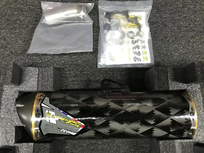 TWO BROTHERS CARBON FIBRE Slip On Exhaust KAWASAKI KX450F 2009 2010 2011 KXF450 - Image 1 of 4
