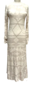 Polo Ralph Lauren Womens Southwestern Print Maxi Dress Size M Long Sleeve - Picture 1 of 5