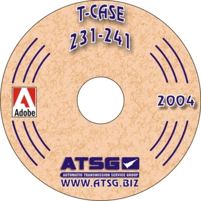 ATSG Transfer Case Rebuild Overhaul Manual NP231 NP241 231 241 Book on CD-Rom