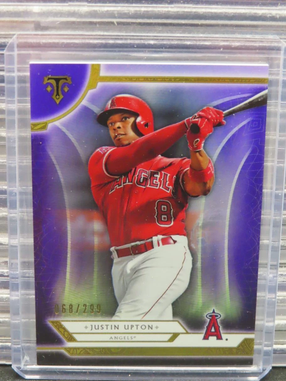 2018 Triple Threads Justin Upton Amethyst Parallel #68/299 Angels
