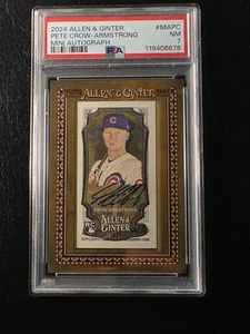 2024 Topps Allen & Ginter Mini Baseball Auto Pete Crow-Armstrong #MA-PC PSA 7 - Bild 1 von 2