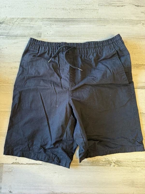 Volcom  Mens Medium Cleaver Elastic Waist Stretch Shorts Black Beach Skater - Image 1 of 4