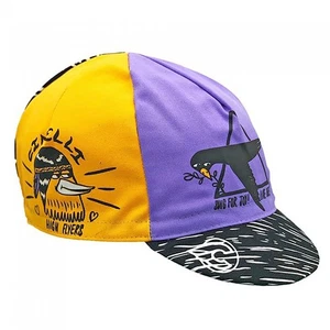 Cinelli Cycling Cap, Stevie Gee Art, High Flyers, Purple/Yello - Picture 1 of 1