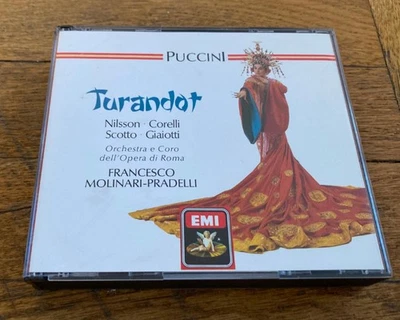 Puccini: Turandot (2 CD Set, 1988) Nilsson, Corelli, Scotto, Molinari-Pradelli - Image 1 of 4