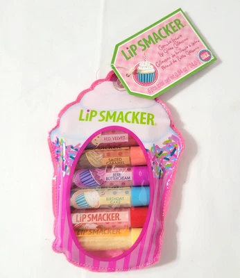 Bonne Bell Lip Smackers Cupcake Lover’s Lip Gloss Collection New w/ Tag + Pouch - Image 1 of 3