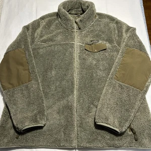 LL Bean Womens Hi-Pile Fleece Sherpa Jacket Size 3X Plus 508660 Zip Pockets - Picture 1 of 12