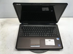 Asus K60IJ Intel Pentium Dual Core T4300 2.1GHz No RAM/HDD/Battery - Broken LCD - Picture 1 of 7