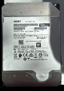 HGST ULTRASTAR HE10 10TB 3.5" ENTERPRISE HARD DRIVE HUH721010ALE600 #4 - Photo 1/3