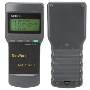 SC‑8108 Internet Cable Checker RJ45 Internet Continuity Tester For Telecommunic - Afbeelding 1 van 22